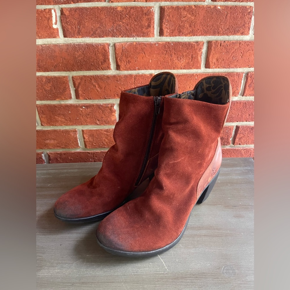 EUC Fly London Hota Brick Boot Sz 40EU 9-9.5 US